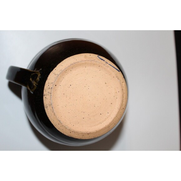 Garold Amsberry Midnight Sun Art Pottery 7" Blue Pitcher Vase Hand Thrown 1.5L - Picture 6 of 7